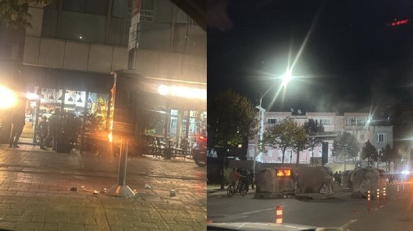 Tensioni kulmon në Tiranë: Protestuesit ndizen në rrugë dhe djegin kazanët e mbeturinave