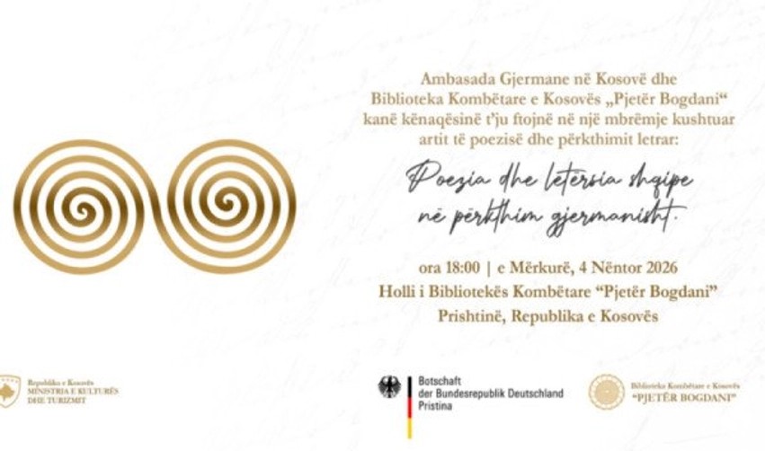 Vargjet shqipe në gjermanisht: Mbrëmje e veçantë kulturore në Bibliotekën Kombëtare