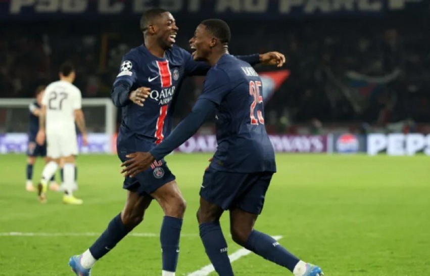 Përforcime jetike për Paris Saint-Germainin, Dembele dhe Mendes bashkohen me skuadrën para superpërballjes ndaj Manchester Cityt