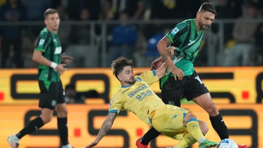 Paraqitje për t'u harruar për portierin e Kosovës në Serie A, Sassuolo mposhtet thellë nga Frosinone