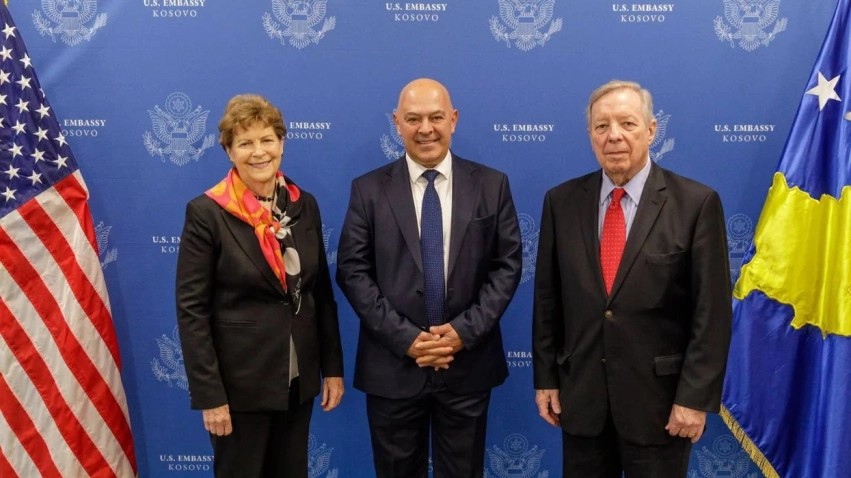 Ardian Gjini në takim me senatorët amerikanë: Anëtarësimi në NATO, çelësi i sigurisë në rajon