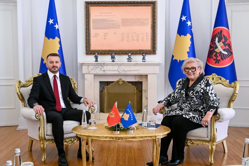 Bashkëpunimi rajonal në fokus: Presidentja Shiroka Pula pret ministrin malazez Marash Dukaj