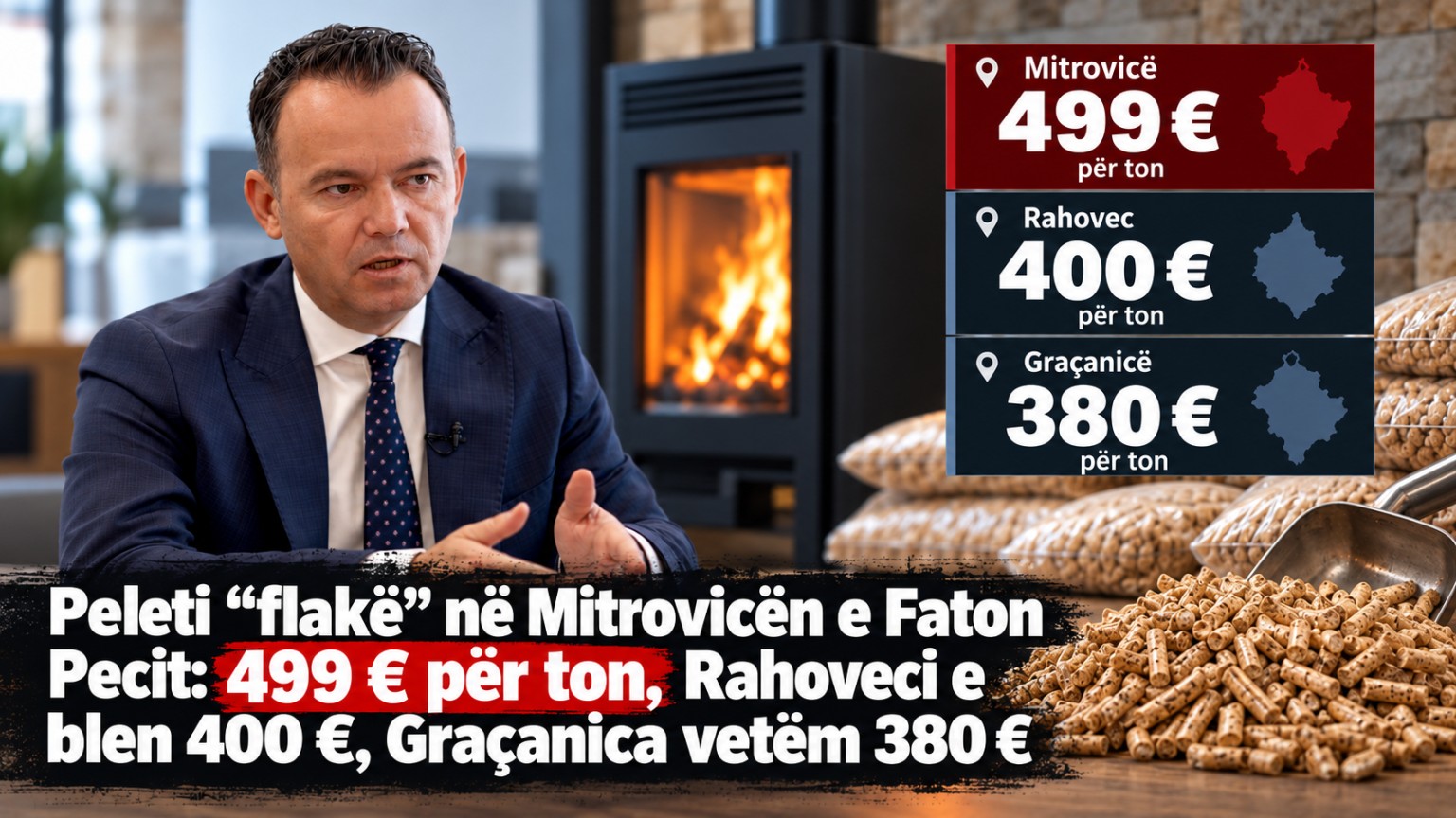 Dallime marramendëse në tenderat e peletit: Nga 380 euro në Graçanicë deri në 520 euro për ton në Podujevë e Mitrovicë