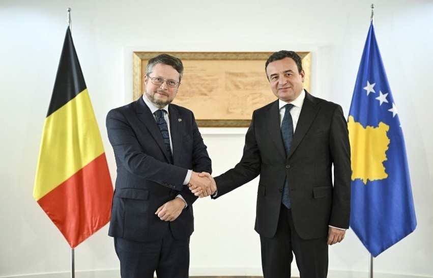 Kurti takon ambasadorin e ri belg: Theksohet nevoja për investime në energji dhe infrastrukturë