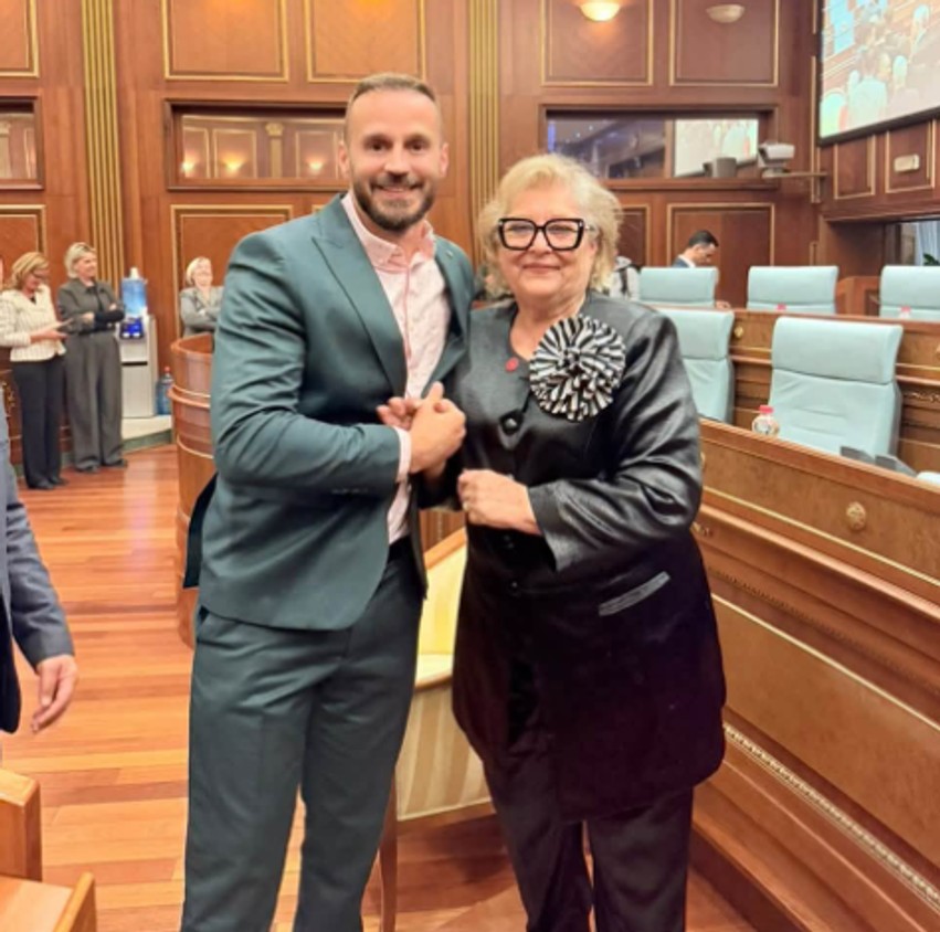 Fatos Geci uron Justina Shiroka-Pulën për marrjen e detyrës si Presidente