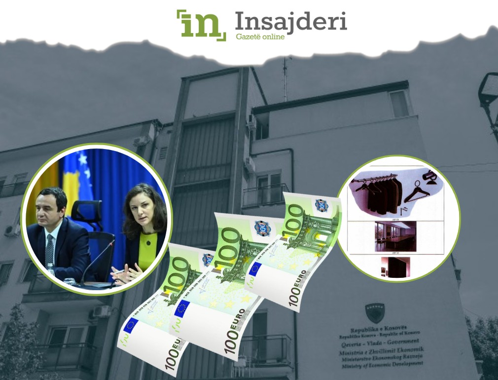 Faturë marramendëse në Ministrinë e Ekonomisë: 100 euro për një varëse rrobash