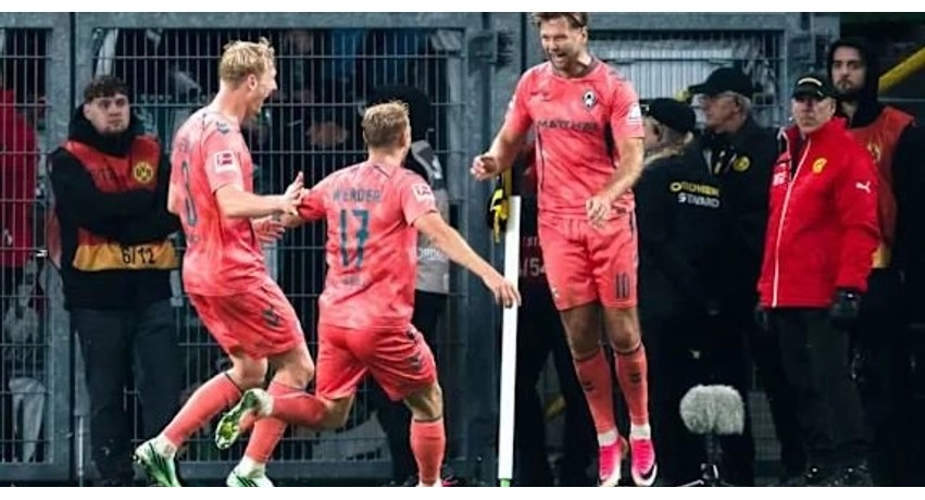 Dramë në Dortmund, Werderi përmbys epërsinë e dyfishtë në minutat e fundit