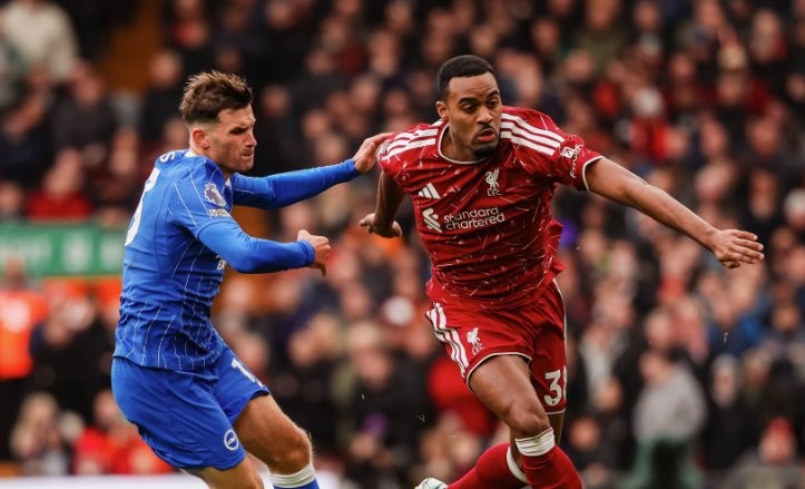 Liverpooli shkëlqen ndaj Brightonit dhe ngjitet në top-katërshen e Premier Leagues