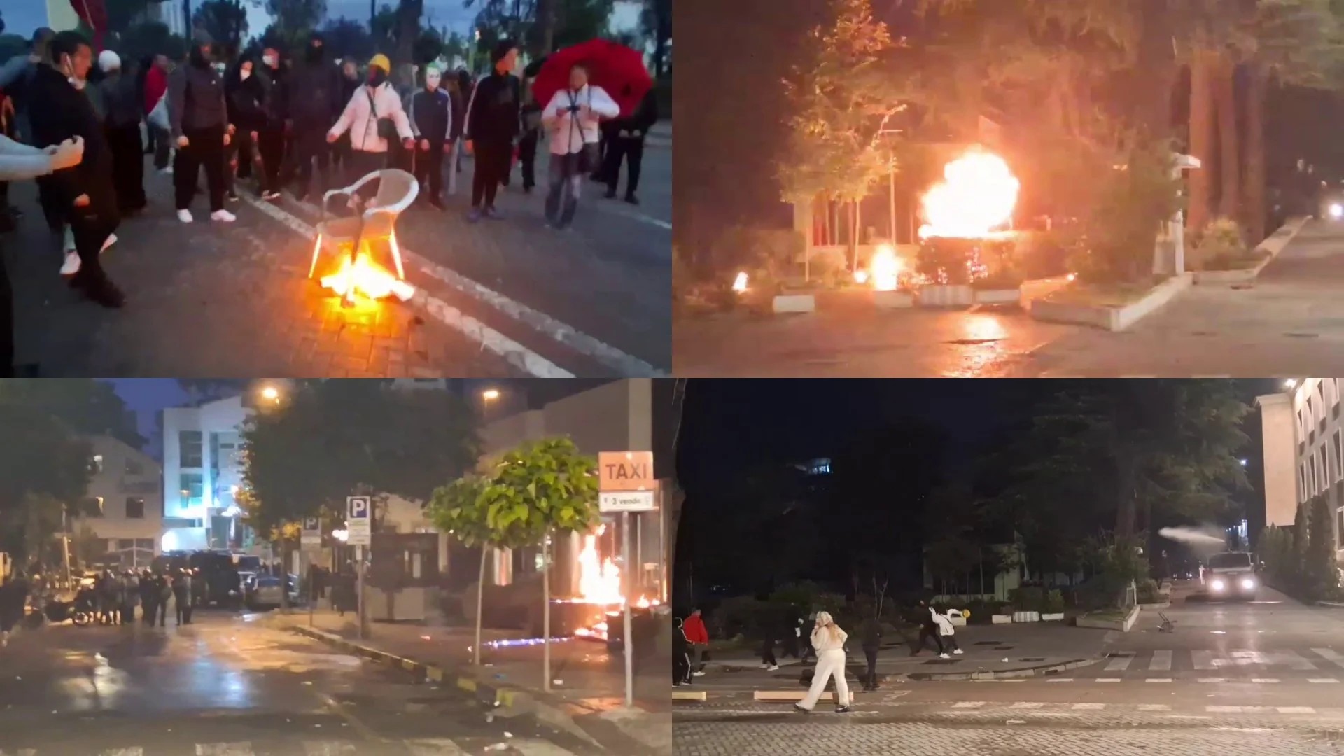 Mbyllet pa dh*në dita e 9-të e protestës/ Pak incidente përpara Kryeministrisë, studentët refuzojnë sërish dialogun