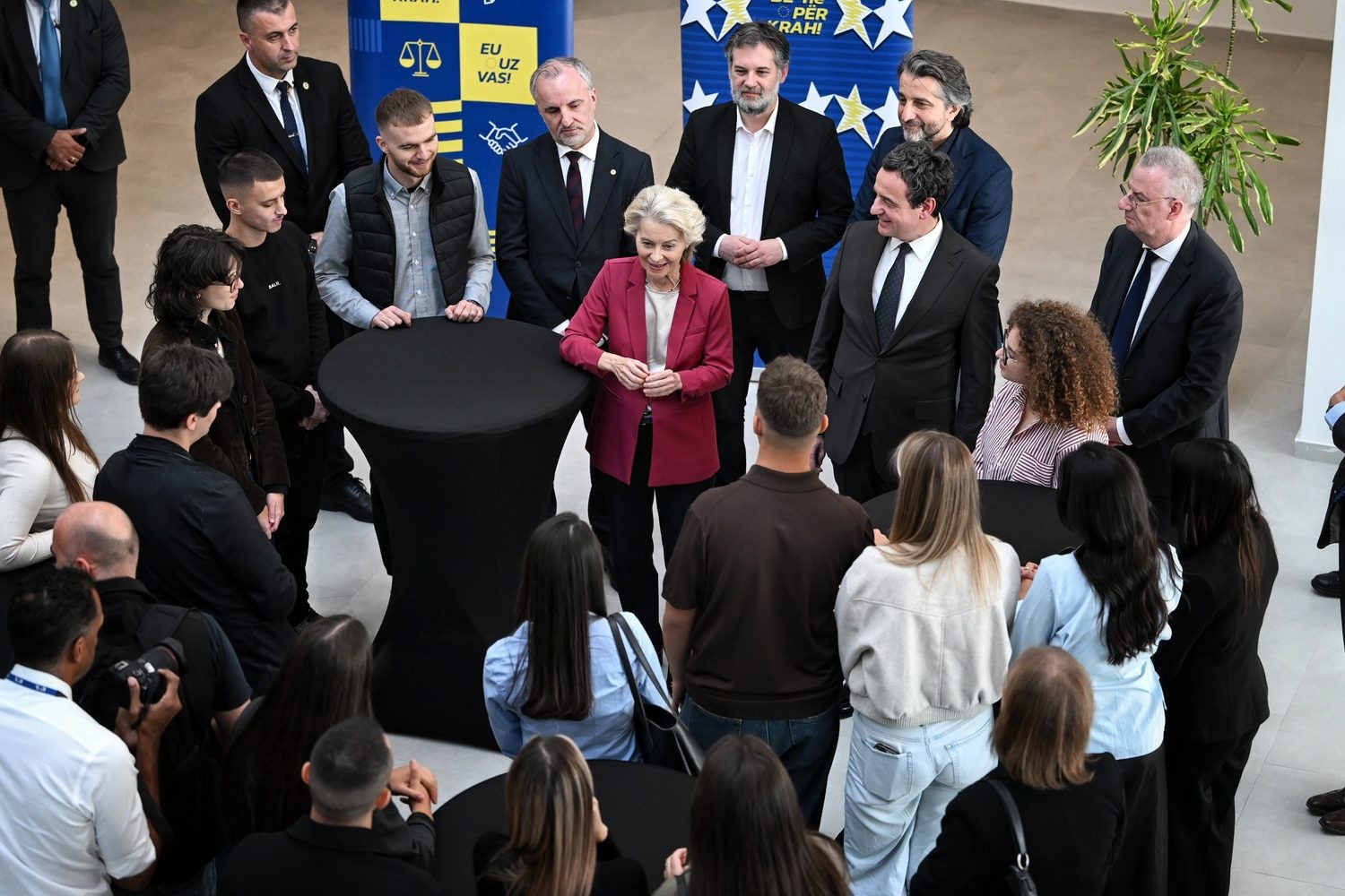 Bashkëfinansim prej 18 milionë eurosh: Kurti dhe Von der Leyen inspektojnë kampusin e ri të FShMN-së në Prishtinë