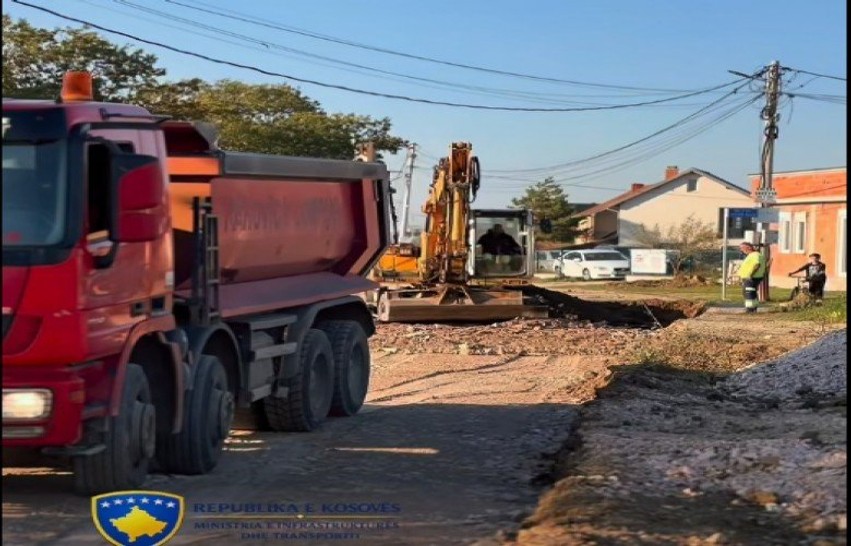 Ferizaj: Rinis aksioni për asfaltimin e aksit rrugor Bibaj–Talinoc i Muhaxherëve