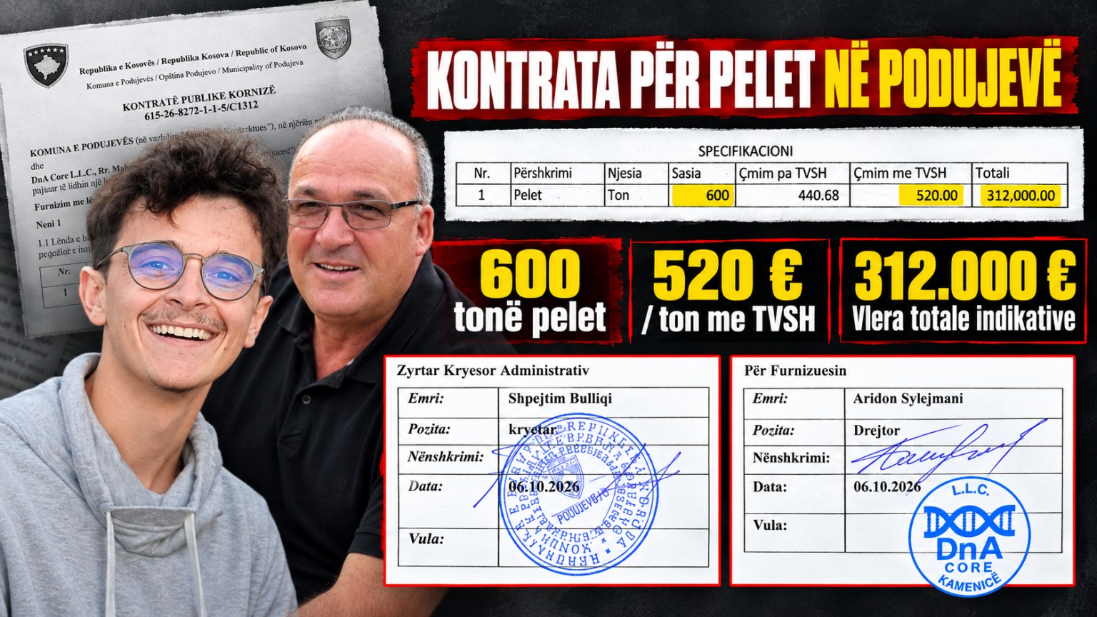 Kontrata e dyshimtë e Podujevës për pelet: 520 euro për ton me negocim, ndërsa Rahoveci siguron çmim më të lirë me tender të hapur