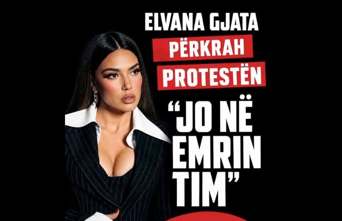 Elvana Gjata i bashkohet thirrjes për marshim: Artfistja mbështet protestën “JO NË EMRIN TIM”