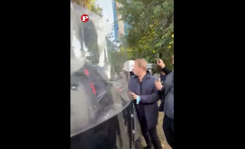 Incident i rëndë në Lezhë/ Berisha publikon videon: Policia i hodhi spraj në sy deputetit Gjin Gjoni, akt hakmarrjeje i Ramës