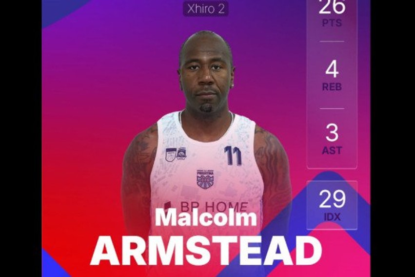 ​Malcolm Armstead shpallet MVP i javës në Superligën e Kosovës
