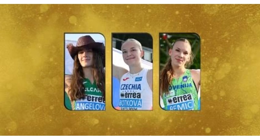 Zbardhen tre emrat finalistë për çmimin prestigjioz “Rising Star” në atletikë për vitin 2026