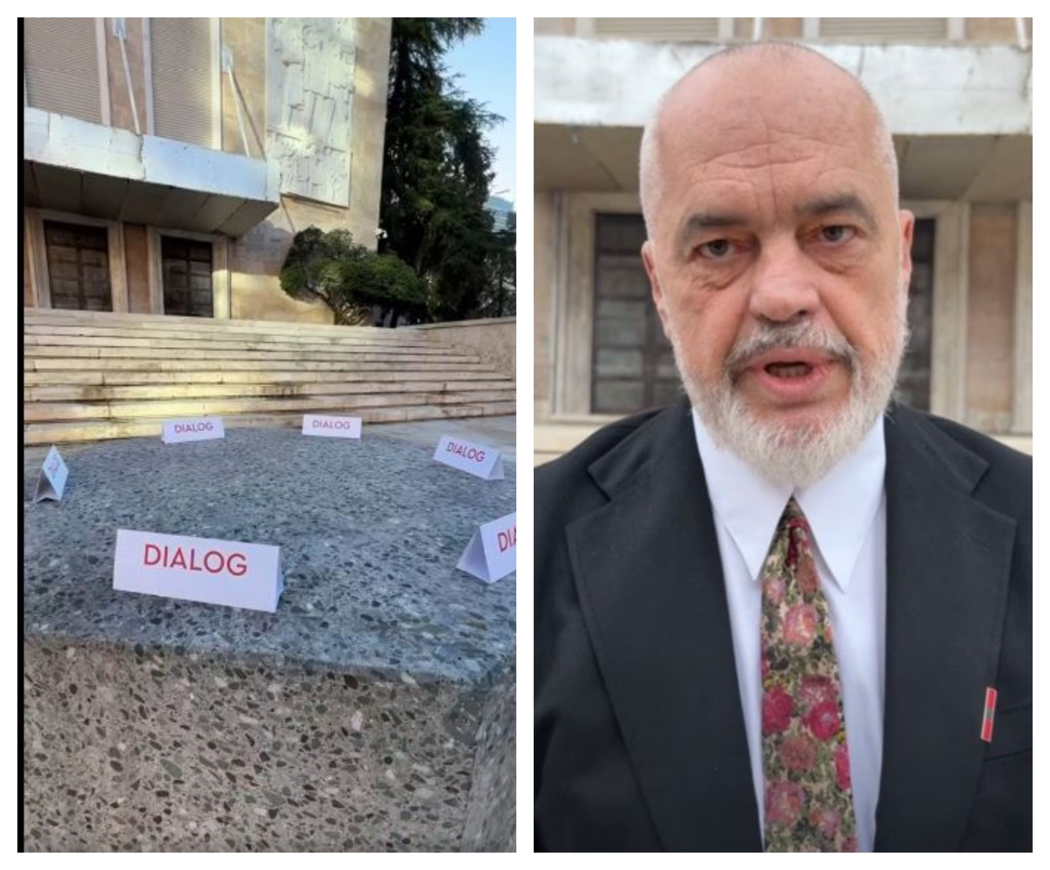 Tryezë e boshatisur para Kryeministrisë, Rama ripërsërit thirrjen për dialog me studentët në ditën e 14-të të protestave