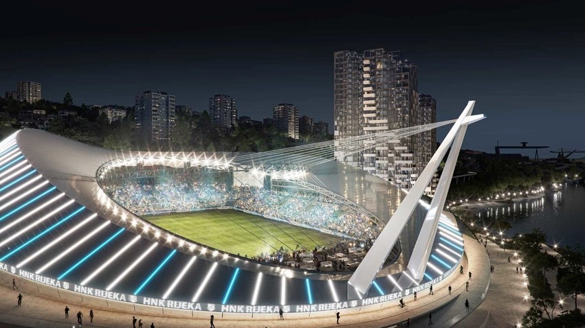 Pamja spektakolare e stadiumit legjendar Kantrida: Si do të transformohet shtëpia e re e Rijekës