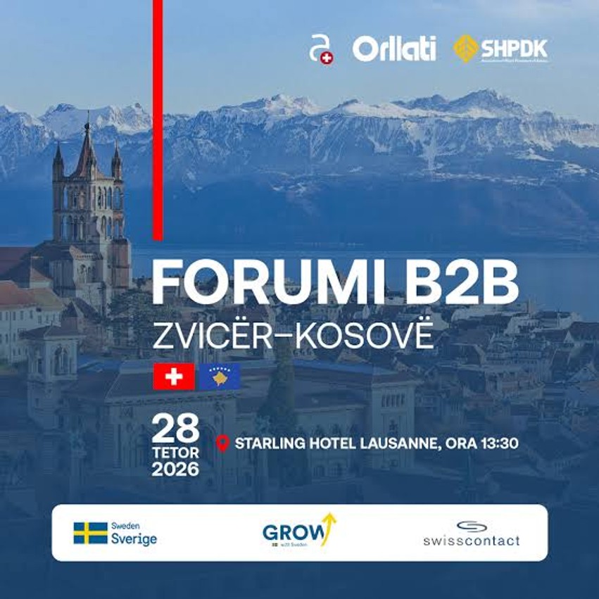 Dyerve të Zvicrës u trokasin mbi 25 prodhues nga Kosova – nis në Lausanne Forumi B2B për partneritete të reja