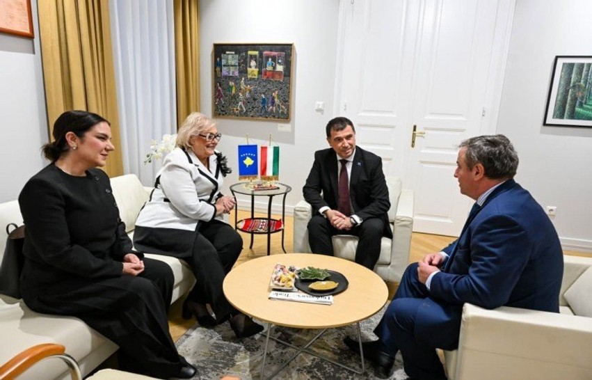Bashkëpunimi diplomatik Kosovë-Shqipëri, Shiroka Pula takohet me ambasadorin Kuka në Budapest