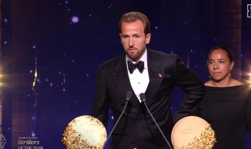 Harry Kane shpallet sulmuesi më i mirë i vitit në ceremoninë e 'Topit të Artë'