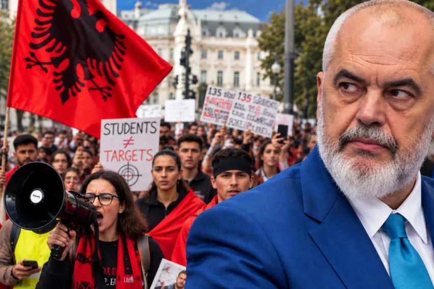 “Po na vret të ardhmen”: Mërgata shqiptare ngrihet në protestë në Vjenë para mbërritjes së kryeministrit Rama