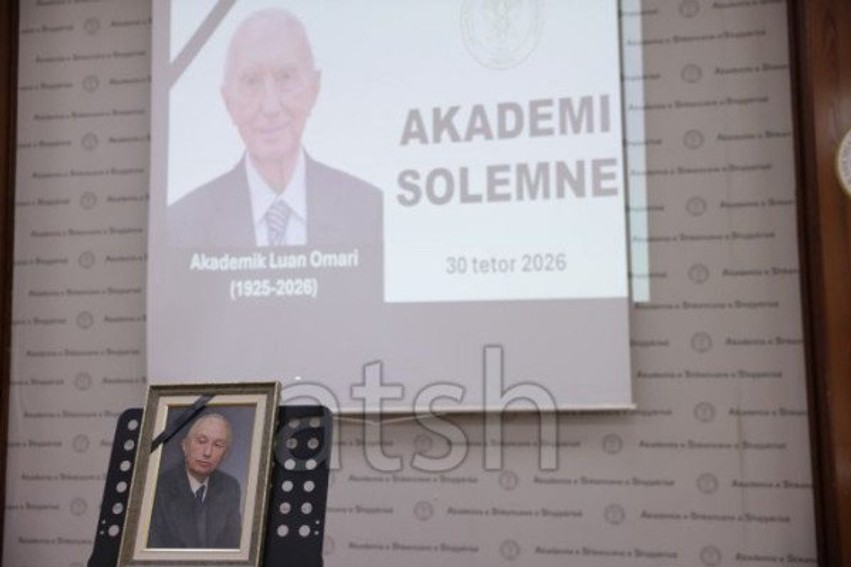 Lamtumira e fundit për akademik Luan Omarin, personalitetet e shkencës dhe arsimit nderojnë veprën e tij