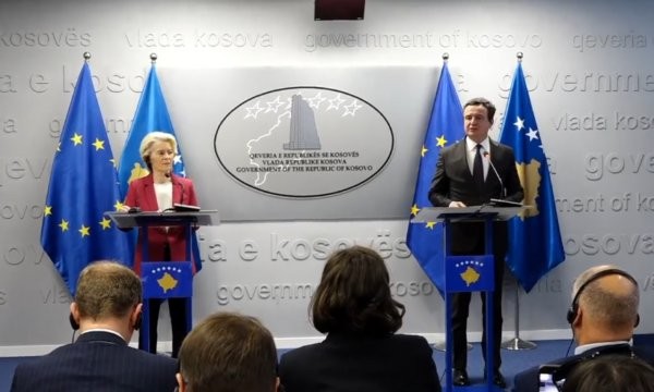 Kurti pas takimit me Von der Leyen: Kosova ndër vendet më të sigurta në Evropë, sundimi i ligjit është forcuar edhe në veri